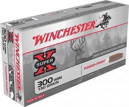 Buy Winchester 300 WSM Super-X 150gr Soft Point Power Point *20 Rounds in NZ. 