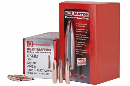 Buy Hornady Projectiles 6.5mm 264 140gr ELD Match x100 in NZ. 