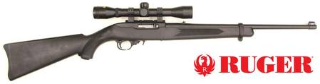Buy 22 LR Ruger 10/22 Blue Synthetic 4x32 Scope Package in NZ. 