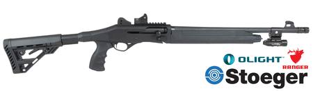 Buy 12G Stoeger 3000 Semi Auto Tactical 18.5" Olight Torch, Ranger Red Dot in NZ. 