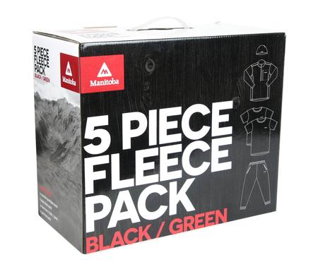 Buy Manitoba 5-Piece Fleece Clothing Pack in NZ. 