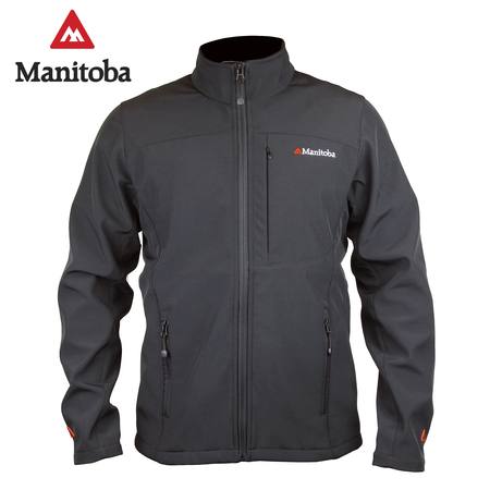 Buy Manitoba Team Soft Shell Jacket: Black in NZ.