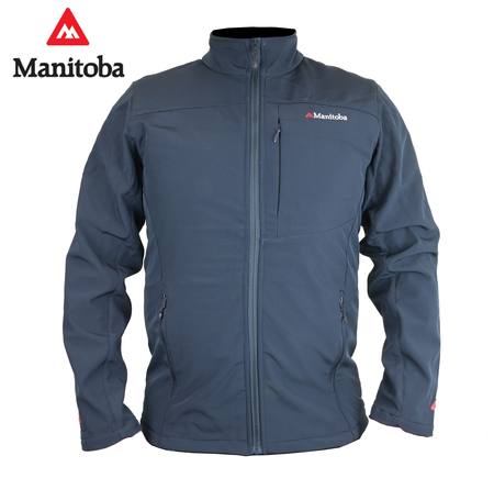 Buy Manitoba Team Soft Shell Jacket: Blue in NZ. 