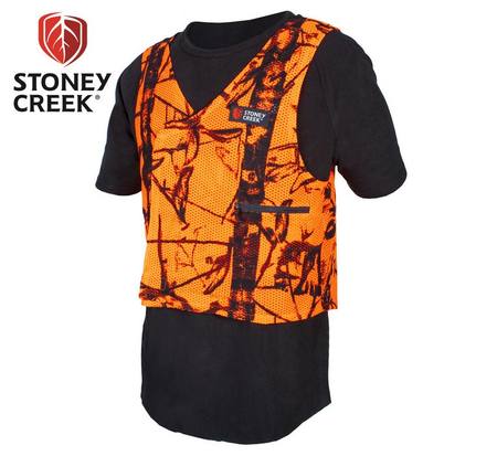 Buy Stoney Creek Airmesh Vest Blaze Orange in NZ. 