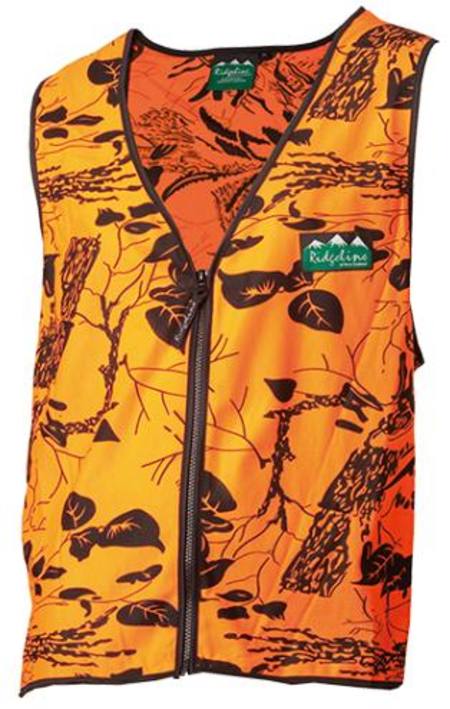 Buy Ridgeline Full Zip Safety Vest - Blaze Camoflage *Choose Size* in NZ. 