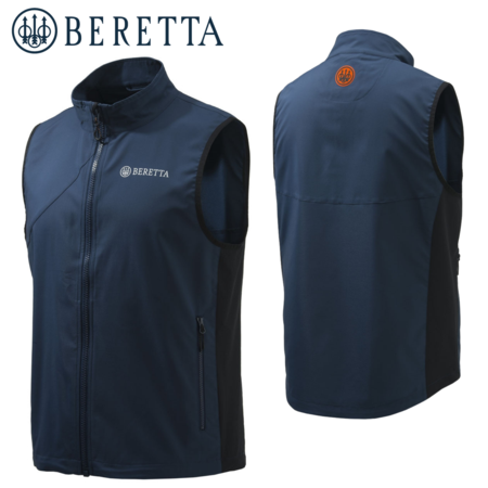 Buy Beretta Team Windshell Training Vest Blue Total Eclipse in NZ. 