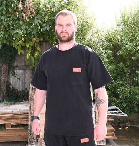 Buy Gun City Black Fleece T-Shirt in NZ. 