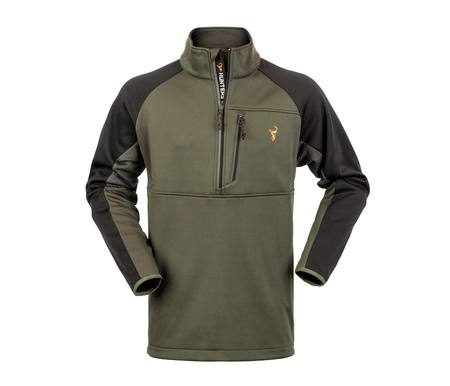 Buy Hunters Element Zenith Long Sleeve Top with 1/2 Zip: Green in NZ. 