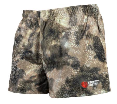 Buy Stoney Creek Microtough Shorts: Tuatara Alpine Camo in NZ. 