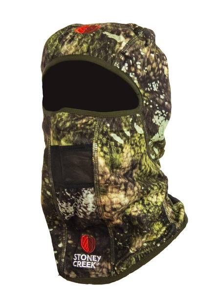 Buy Stoney Creek Micro+ Balaclava: Tuatara Camo Forest in NZ. 