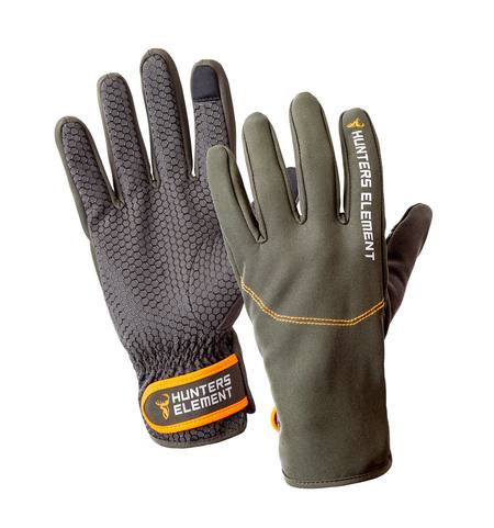 Buy Hunters Element Legacy Gloves: Grey/Green in NZ. 