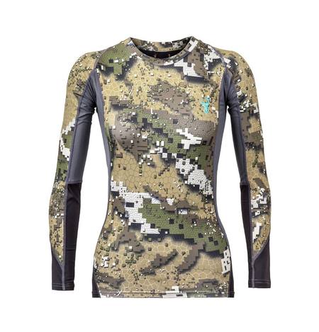 Buy Hunters Element Women's Core Top: Veil Camo in NZ. 