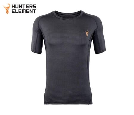 Buy Hunters Element Core+ Short Sleeve Top Black in NZ. 