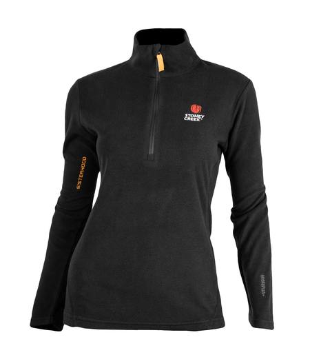 Buy Stoney Creek Women's Microplus Long Sleeve Shirt: Black in NZ. 