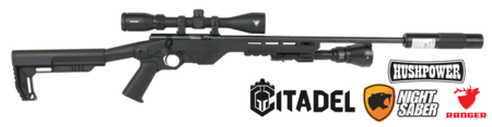 Buy 22 Mag Citadel Trakr Bolt Action with with 3-9x42 Scope, Torch & Silencer in NZ. 
