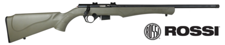 Buy 17HMR Rossi 8117 Blued Synthetic Green Threaded 18" in NZ.