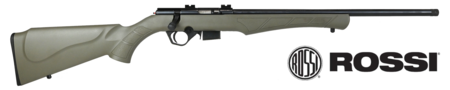 Buy 17HMR Rossi 8117 Blued Synthetic Green Threaded 18" in NZ. 