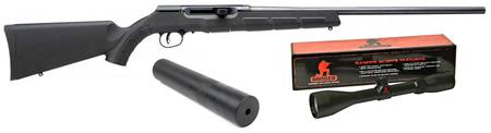 Buy .17 HMR Savage A17 with Ranger 3-9x42 Scope & Ghost Silencer in NZ. 