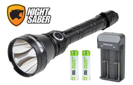 Buy Night Saber Torch Kit: Blitzer Torch, Battery Charger & 2x Rechargeable Batteries in NZ.