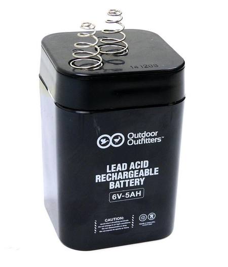 Buy Outdoor Outfitters Rechargeable Battery 6V 5AH in NZ. 