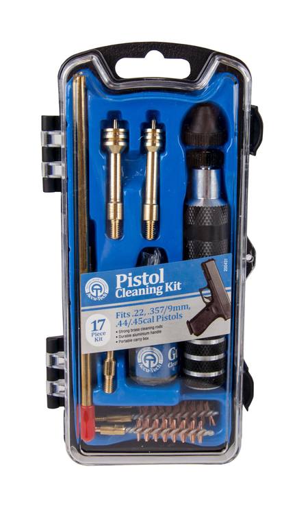 Buy Accu-Tech 17-Piece Pistol Cleaning Kit: .22, .357/9mm and .44/.45 cal in NZ. 