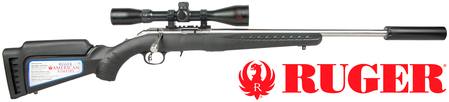 Buy .22 LR Ruger Amercian with Ranger 3-9x42 & Braveheart Silencer in NZ. 
