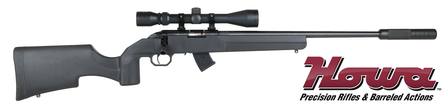 Buy Howa M1100 Varmint Stock with 3-9x40 Scope & Silencer *2 Mags in NZ. 