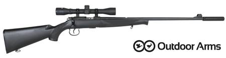 Buy 22 Outdoor Arms JW-15 Synthetic with 4x32 Scope & Silencer in NZ. 
