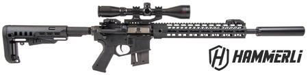 Buy 22 Hämmerli TAC R1 with Ranger 3-9x42 Scope & Hushpower Braveheart Silencer in NZ. 