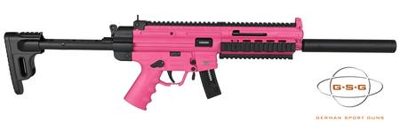 Buy 22 German Sport Guns GSG-16 Pink 10-Shot Magazine in NZ.