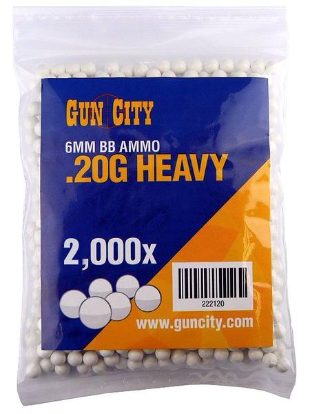 Buy 6mm Gun City .20g BBs in NZ. 