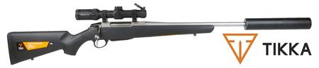 Buy Tikka T3x Stainless/Synthetic with Ranger 1-8x24i & Ghost Silencer in NZ. 