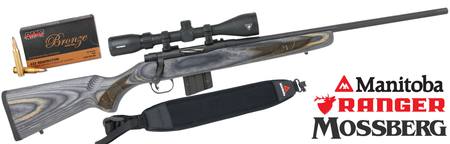 Buy 223 Mossberg MVP Starter Kit! - with Ranger 3-9x42 Scope, Manitoba Sling & 20 rounds of PMC Ammo in NZ. 
