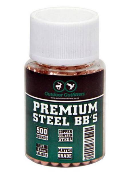 Buy .177 Premium Steel BB's Copper Coated  BB'S in NZ. 