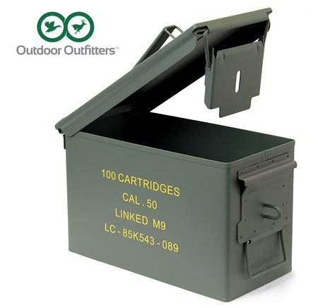 Buy OO 50Cal Ammunition Lockable Tin 30.5 x 15.5 x 19cm *Brand New* in NZ. 