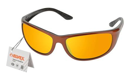 Buy Elvex Sunglasses Orange Mirror in NZ. 