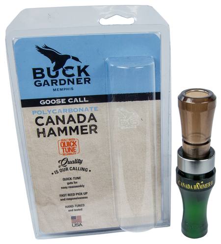 Buy Buck Gardner Goose Call ‘Canada Hammer’ Poly, Green/Smoke in NZ. 
