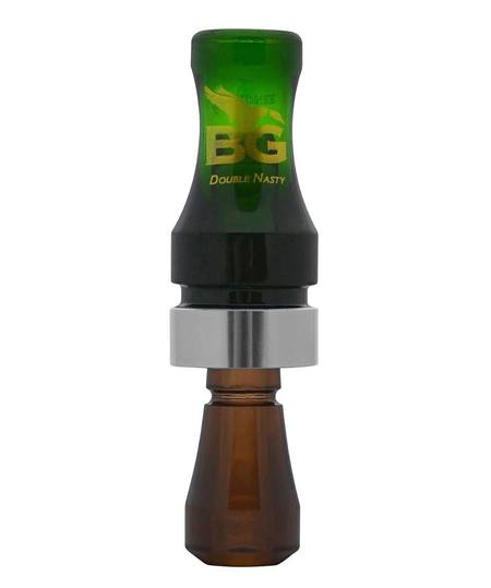 Buy Buck Gardner Duck Call ‘Double Nasty’ Poly, Double Reed, Green/Smoke in NZ. 