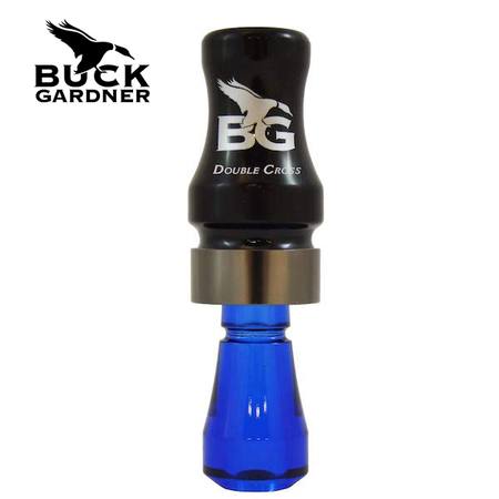 Buy Buck Gardner Duck Call ‘Double Cross’ Poly, Double Reed, Black/Blue in NZ. 