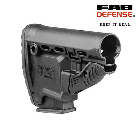 Buy FAB Defense GL-Mag M4 Buttstock with Built-In Mag Carrier in NZ. 