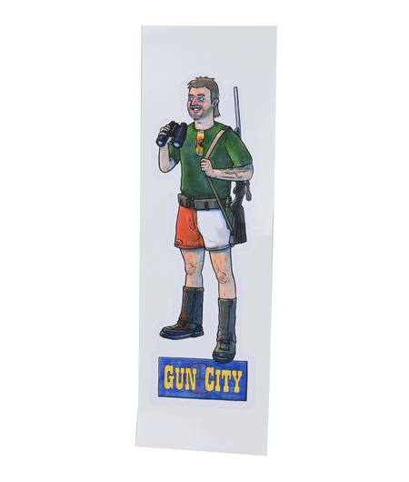 Buy Gun City Hunter Sticker in NZ. 
