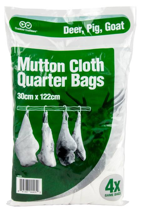 Buy Outdoor Outfitters Mutton Cloth Quarter Bags: 4-Pack in NZ. 