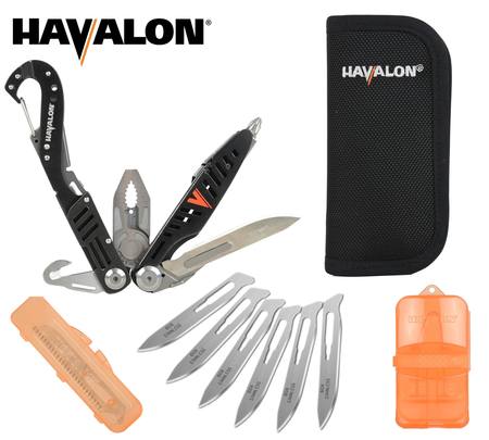 Buy Havalon Multi-Tool Evolve Black Stainless 7 Tool Set in NZ.