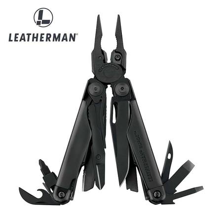 Buy Leatherman Surge Black Full-Size Multi-Tool with Nylon Sheath: 21 Tools in NZ. 