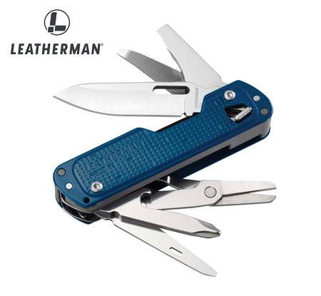 Buy Leatherman Free T4 Multi-Tool Navy: 12 Tools in NZ.
