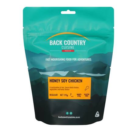 Buy Back Country Cuisine Freeze Dri Meal: Honey Soy Chicken in NZ. 