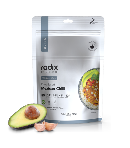 Buy Radix Nutrition Plant Based Mexican Chilli - Dehydrated Meal in NZ. 
