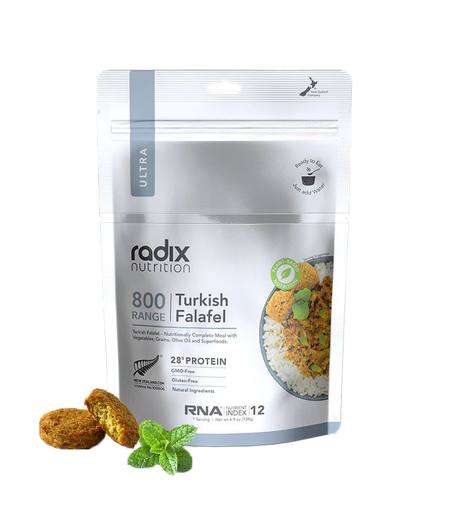 Buy Radix Nutrition Ultra 800 Turkish Falafel - Dehydrated Meal in NZ.