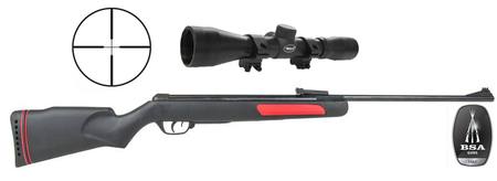 Buy BSA Comet Evo Red Devil Spring Powered Air Rifle Up To 1000fps with 4x32 Scope in NZ. 