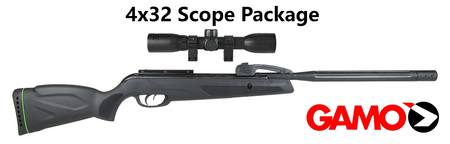 Buy .177 Gamo Swarm Whisper 10 Shot Gas Piston Air Rifle 1000fps with 4x32 Scope in NZ. 